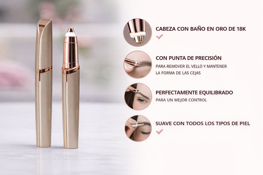 Pack Depilador de Cejas Eléctrico + Masajeador Facial