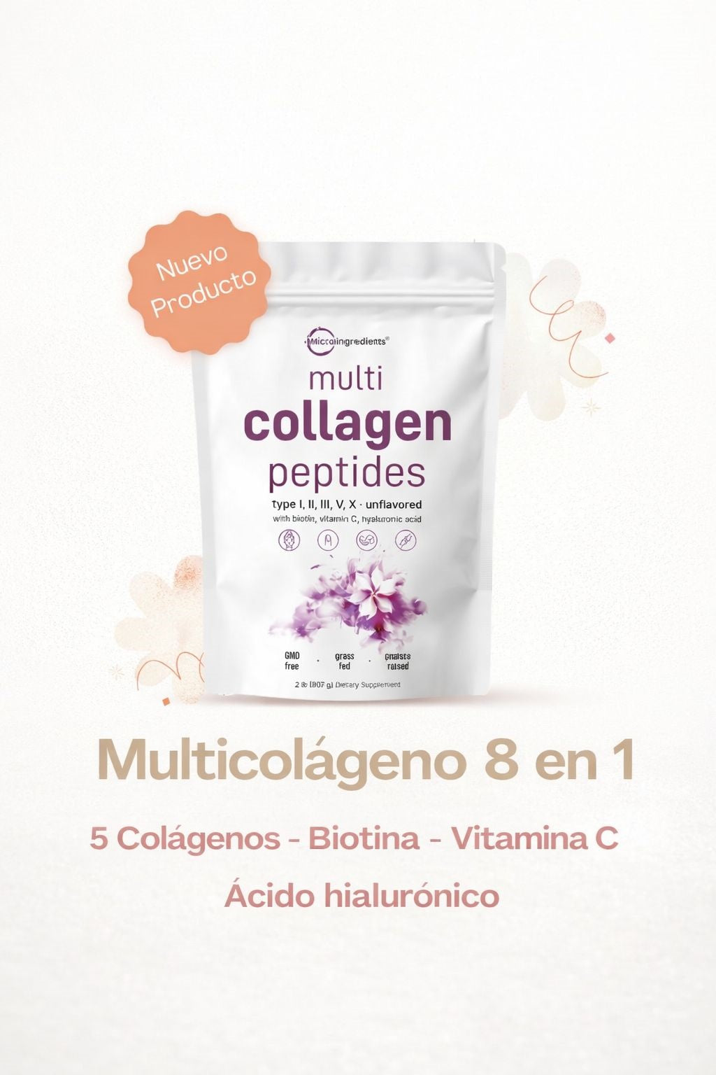 MULTI COLLAGEN PEPTIDES 8 EN 1