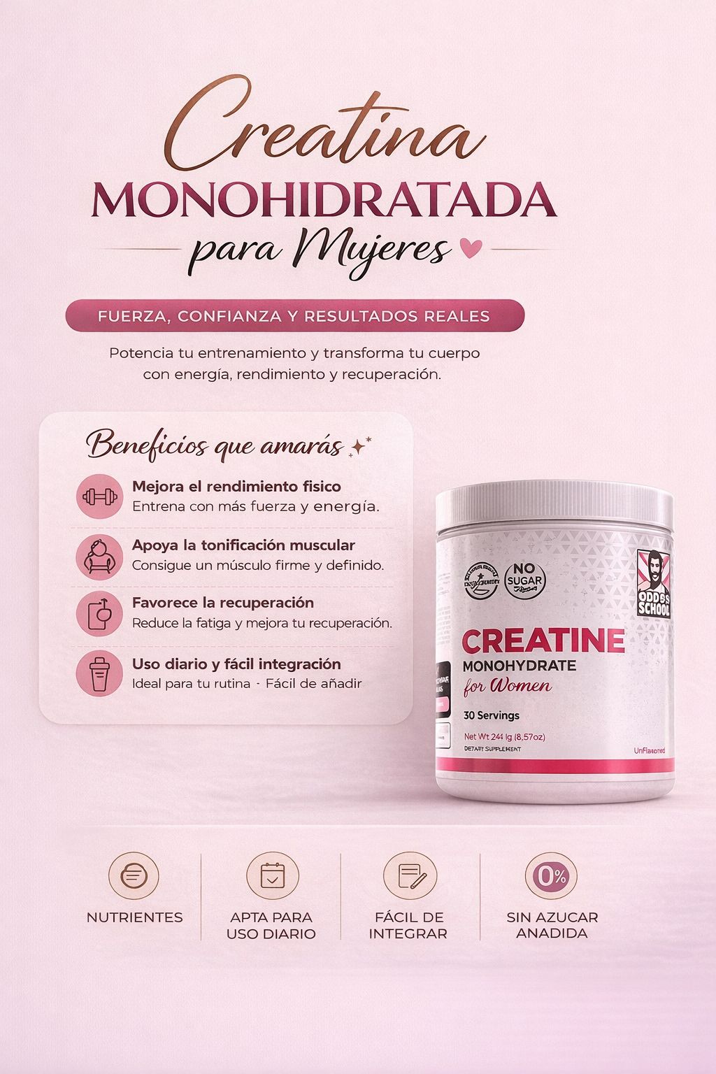 Creatina Monohydrate for Women